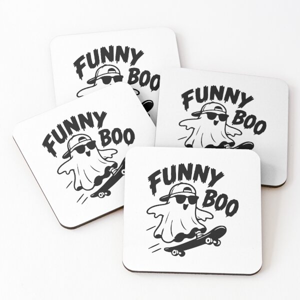 Item preview, Funny Boo Skater Ghost Halloween  designed and sold by Brexmore3.