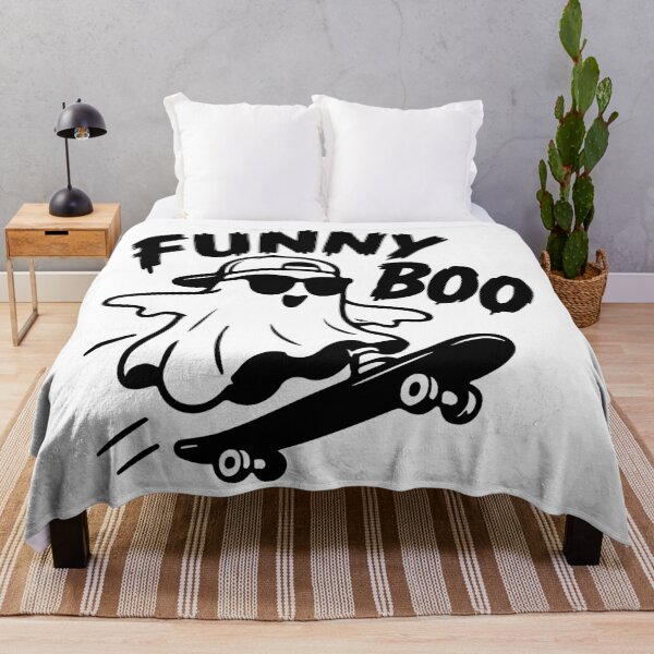 Item preview, Funny Boo Skater Ghost Halloween  designed and sold by Brexmore3.