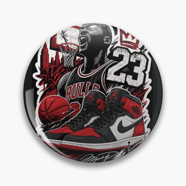 Item preview, Michael Jordan 23 Retro Basketball Sticker designed and sold by PRIME4YOU.