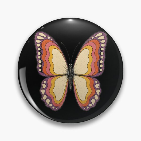 Item preview, Retro 70s Butterfly Vintage Aesthetic Cottagecore designed and sold by CF_VintageDesign.