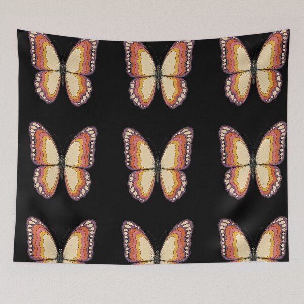 Item preview, Retro 70s Butterfly Vintage Aesthetic Cottagecore designed and sold by CF_VintageDesign.