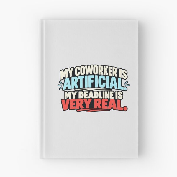 Item preview, My Coworker Is Artificial, My Deadline Is Very Real designed and sold by erkancept.