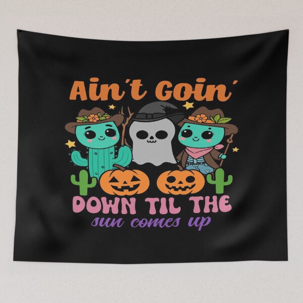 Item preview, Ain't Goin Down Til Sun Comes Up Halloween designed and sold by Custom Crest.