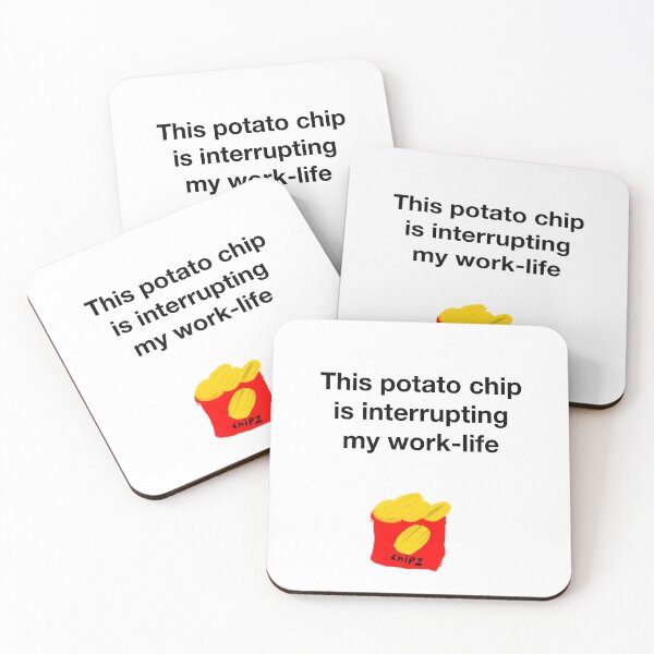 Item preview, Interrupting potato chip designed and sold by Belle-creates.