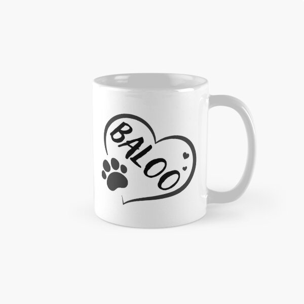 Item preview, Baloo Name In A Heart With A Paw Great For Dog Or Cat Owners designed and sold by kawaii kid.