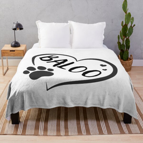 Item preview, Baloo Name In A Heart With A Paw Great For Dog Or Cat Owners designed and sold by kawaii kid.