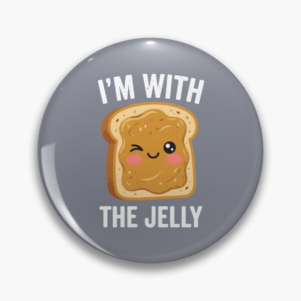 Item preview, I'm With The Jelly Peanut Butter And Jelly Food Lover Couple Design designed and sold by SofiBlair.