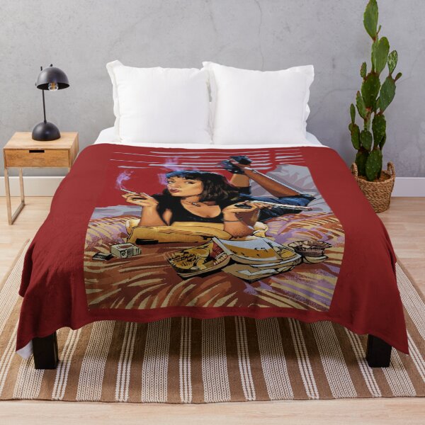 Item preview, Mia Wallace Pulp Fiction Retro Art designed and sold by Vicky021.