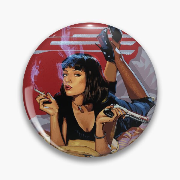 Item preview, Mia Wallace Pulp Fiction Retro Art designed and sold by Vicky021.