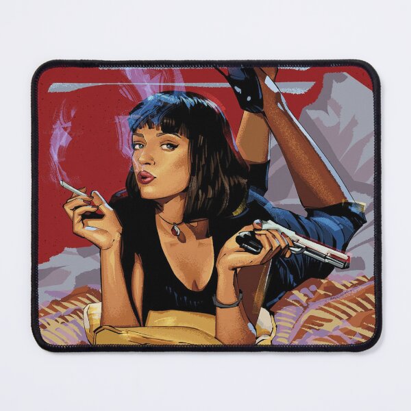 Item preview, Mia Wallace Pulp Fiction Retro Art designed and sold by Vicky021.
