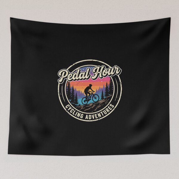 Item preview, Pedal Hour Cycling Adventures Mountain Biking Cyclist Rider designed and sold by PopStars1993.