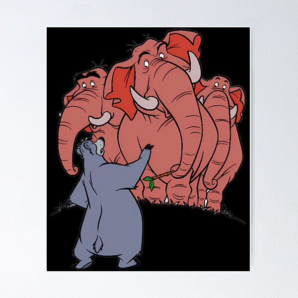 Item preview, Baloo  Hathi designed and sold by kawaii kid.