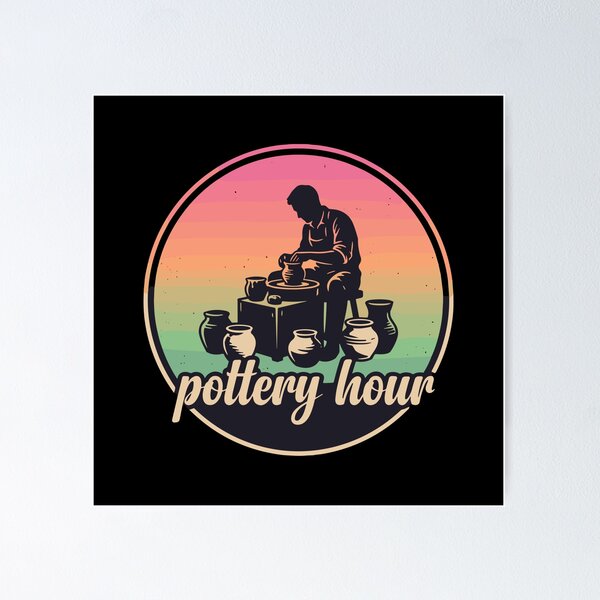Item preview, Pottery Hour Potter Ceramicist Clay Hobby Artist Ceramics Craft designed and sold by PopStars1993.