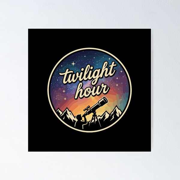 Item preview, Twilight Hour Stargazer Astronomy Space Night Sky designed and sold by PopStars1993.