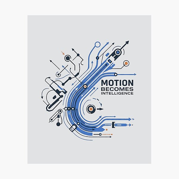 Item preview, Motion Becomes Intelligence Automation Engineering designed and sold by Amr Darwish Graphic designer.