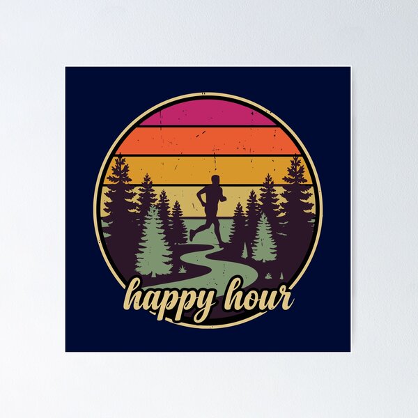Item preview, Happy Hour Running Lover Fitness Enthusiast designed and sold by SofiBlair.