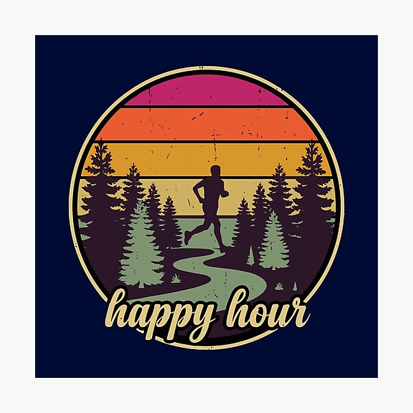 Item preview, Happy Hour Running Lover Fitness Enthusiast designed and sold by SofiBlair.