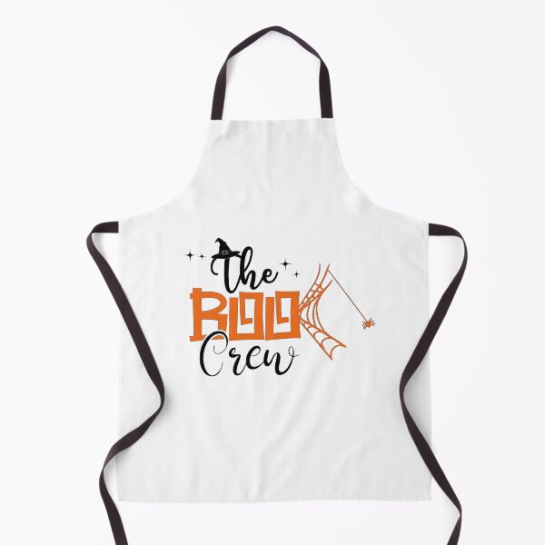 Item preview, The Boo Crew Halloween Spider Web Orange Art designed and sold by Custom Crest.