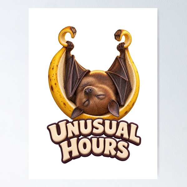 Item preview, Unusual Hours Fruit Bat Banana Hammock designed and sold by TrendTribeTP.