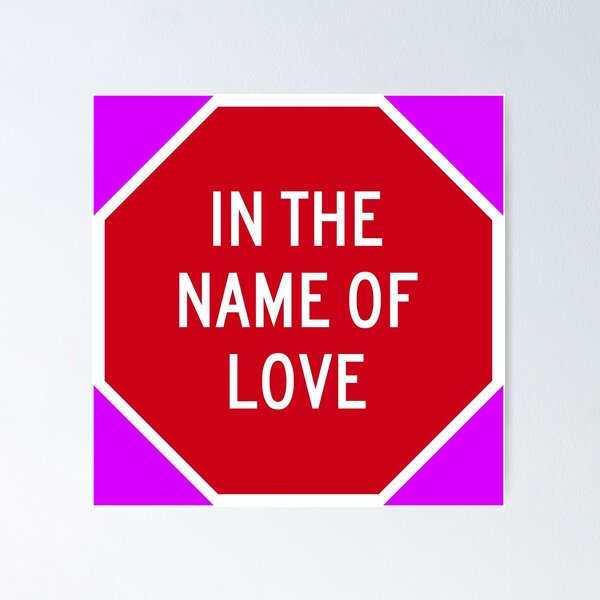 Item preview, Stop in the Name of Love designed and sold by Karate Octopus.