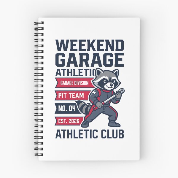Item preview, Weekend Garage Athletic Club Pit Team Raccoon Mechanic designed and sold by SplashTastic.