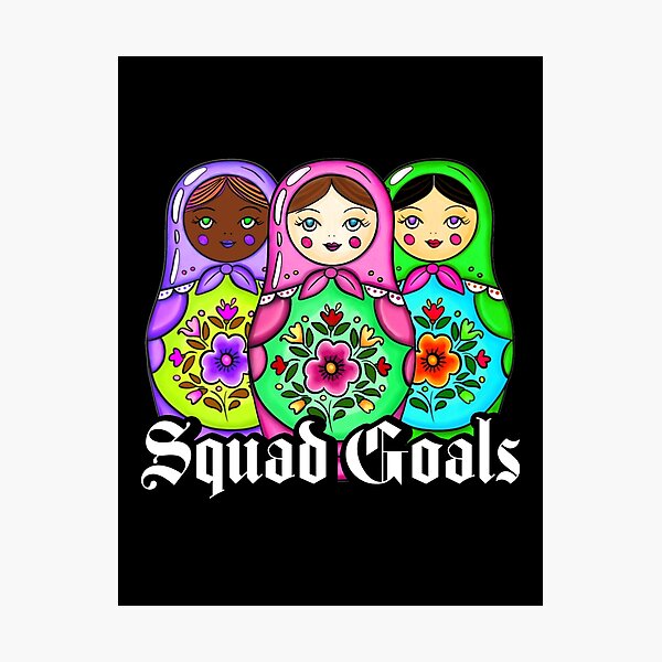 Item preview, Squad Goals Nesting Dolls designed and sold by Color Serenity by Alana C..