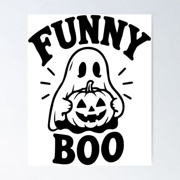 Item preview, Funny Boo Cute Pumpkin Ghost designed and sold by Brexmore3.