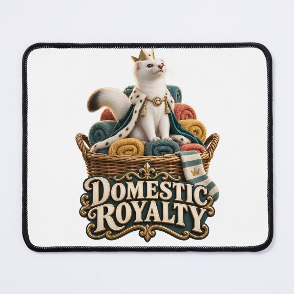 Item preview, Domestic Royalty Stoat Laundry Throne designed and sold by TrendTribeTP.
