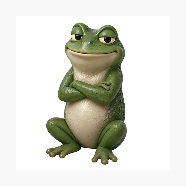 Item preview, Stay seated - cool frog designed and sold by design-rebell.