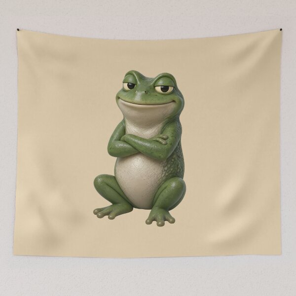Item preview, Stay seated - cool frog designed and sold by design-rebell.
