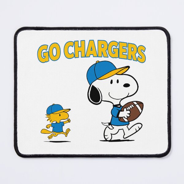 Item preview, Snoopy & Woodstock Los Angeles Chargers Football Retro F615 designed and sold by GLUVY-THEME.