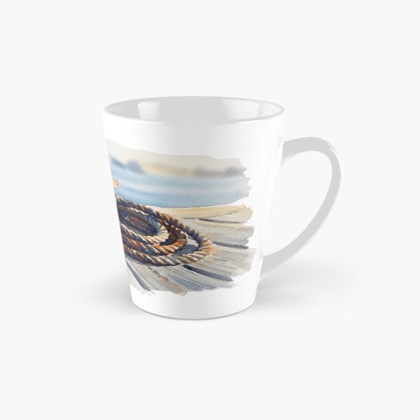 Item preview, Vintage Maritime Seaside Dock Watercolour  designed and sold by made by Golightly x.