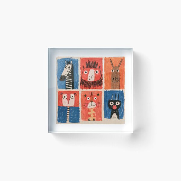 Item preview, Cute Hand Drawn Animal Friends Kids Art designed and sold by Turtleymv.
