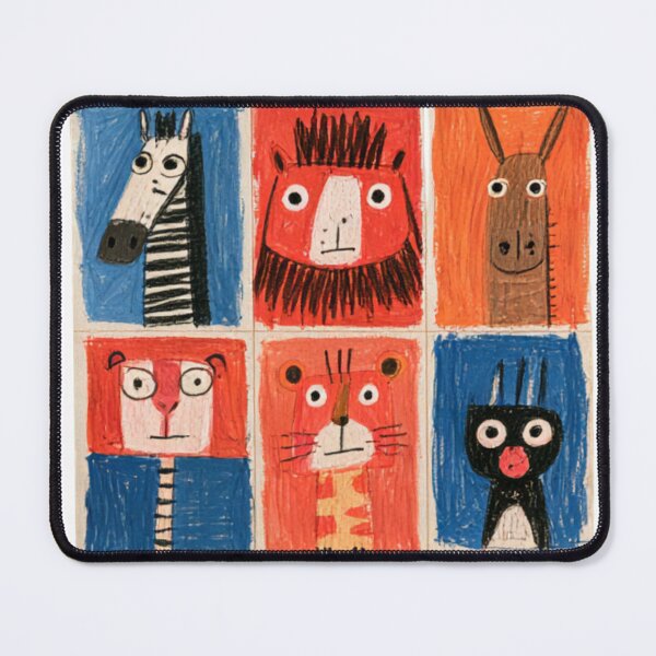Item preview, Cute Hand Drawn Animal Friends Kids Art designed and sold by Turtleymv.