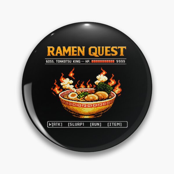 Item preview, RAMEN QUEST Pixel Art Design designed and sold by maaameee.