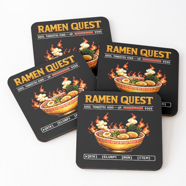Item preview, RAMEN QUEST Pixel Art Design designed and sold by maaameee.