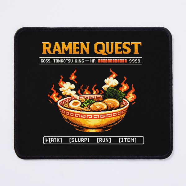 Item preview, RAMEN QUEST Pixel Art Design designed and sold by maaameee.