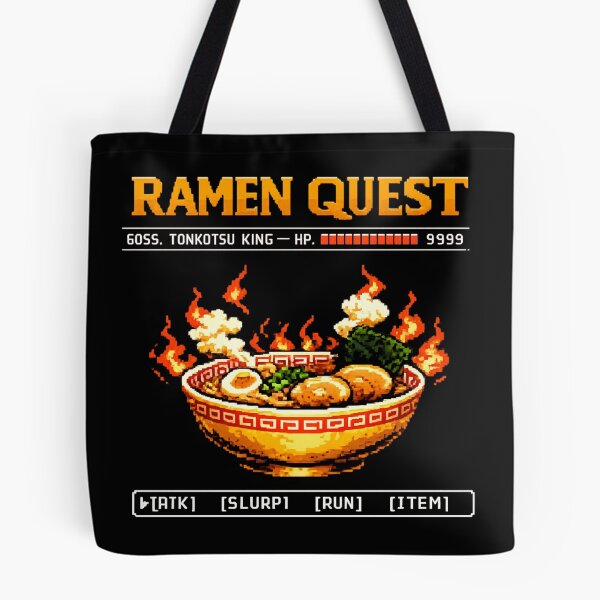 Item preview, RAMEN QUEST Pixel Art Design designed and sold by maaameee.
