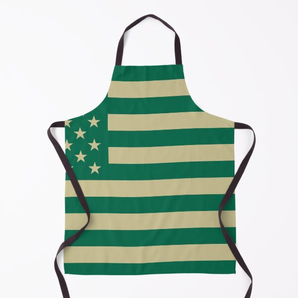 Item preview, Green and Gold American Flag designed and sold by Karate Octopus.