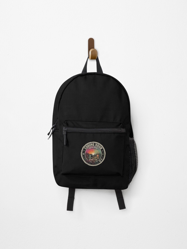 Thumbnail 1 of 3, Backpack, Coding Hour Data Hour Programmer Developer Data Scientist Software Engineering designed and sold by PopStars1993.