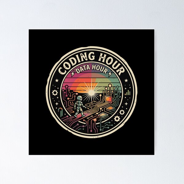 Item preview, Coding Hour Data Hour Programmer Developer Data Scientist Software Engineering designed and sold by PopStars1993.