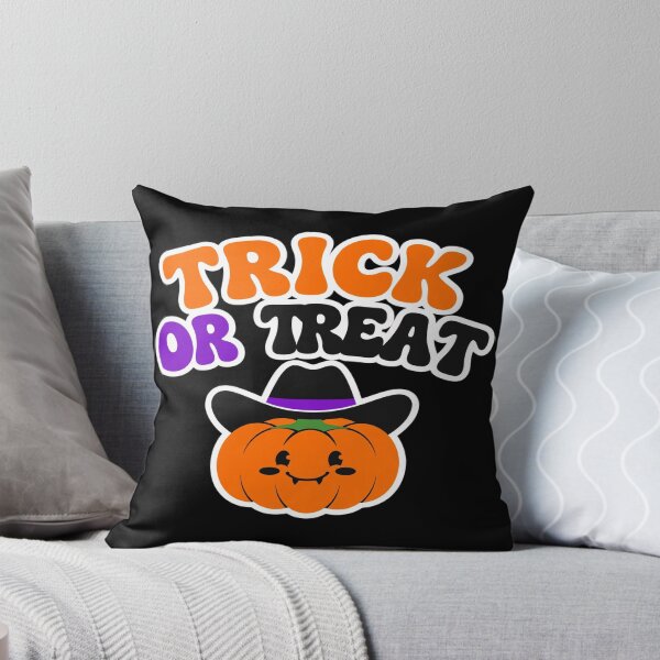 Item preview, Trick Or Treat Cowboy Pumpkin Halloween Text designed and sold by Custom Crest.