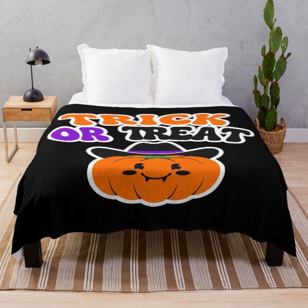 Item preview, Trick Or Treat Cowboy Pumpkin Halloween Text designed and sold by Custom Crest.
