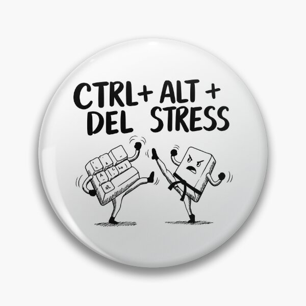 Item preview, CTRL ALT DEL STRESS designed and sold by Ctrl+AltGalaxy.