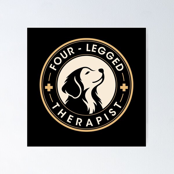 Item preview, Four Legged Therapist  designed and sold by teeperfect.