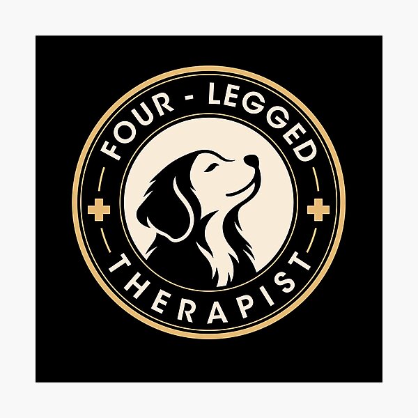 Item preview, Four Legged Therapist  designed and sold by teeperfect.