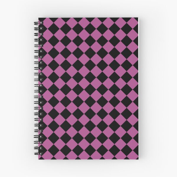 Item preview, Checker Diamond Pattern Purple Black designed and sold by ArtbyDebbieC.
