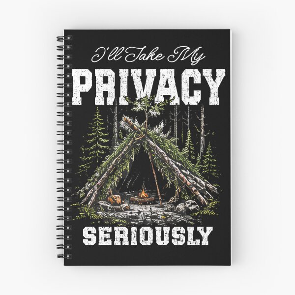Item preview, I'll Take My Privacy Seriously Bushcraft Shelter designed and sold by Jt41.