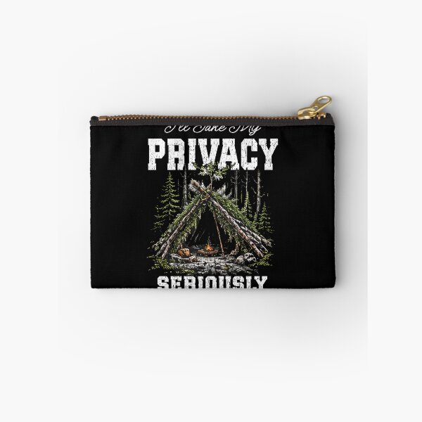Item preview, I'll Take My Privacy Seriously Bushcraft Shelter designed and sold by Jt41.