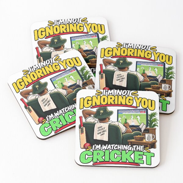 Item preview, Funny Cricket Fan – I'm Not Ignoring You designed and sold by mygiftideas.